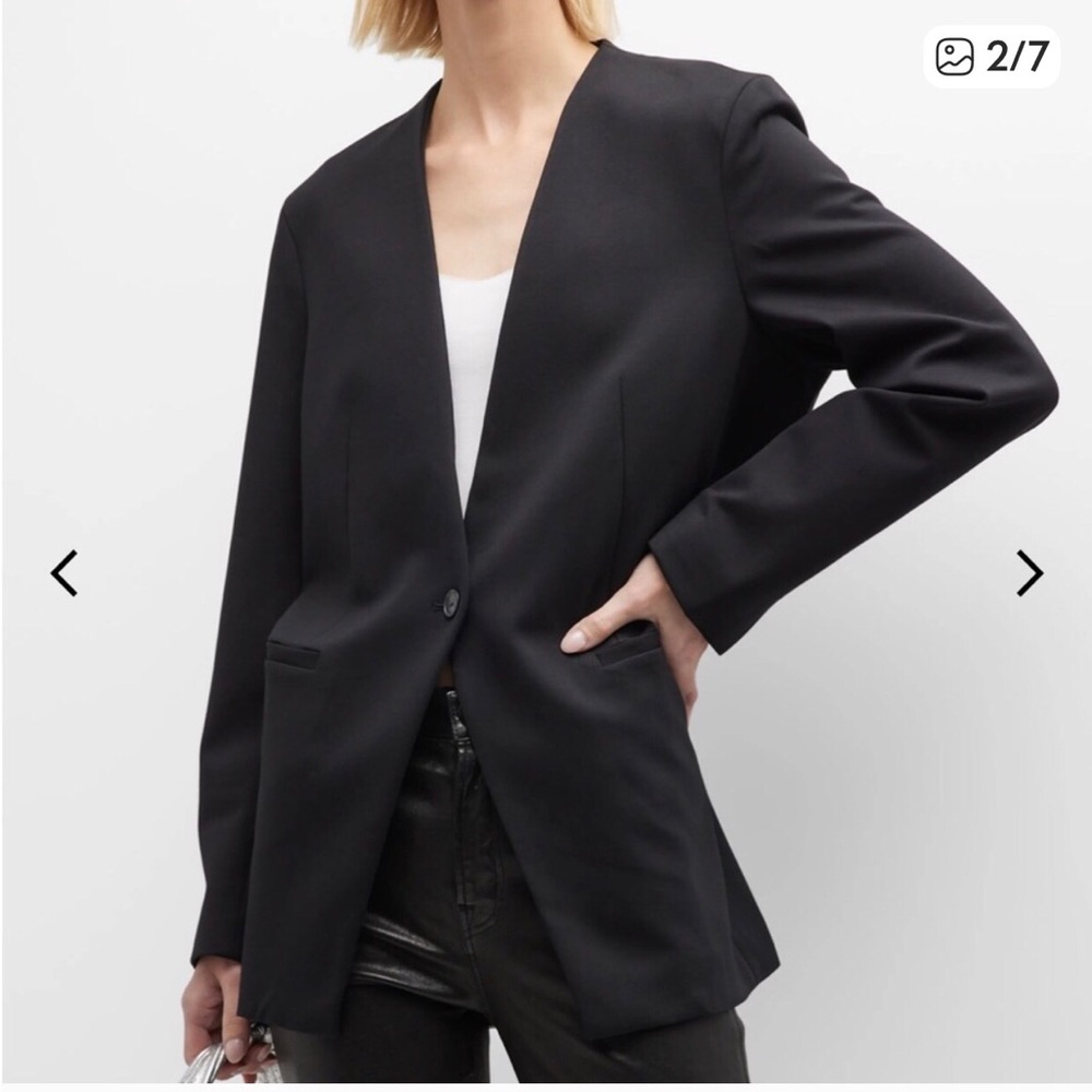 New Spanx perfect collarless blazer with tags